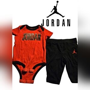 JORDAN Infant Onsie & Pant Set, Size 6-9M